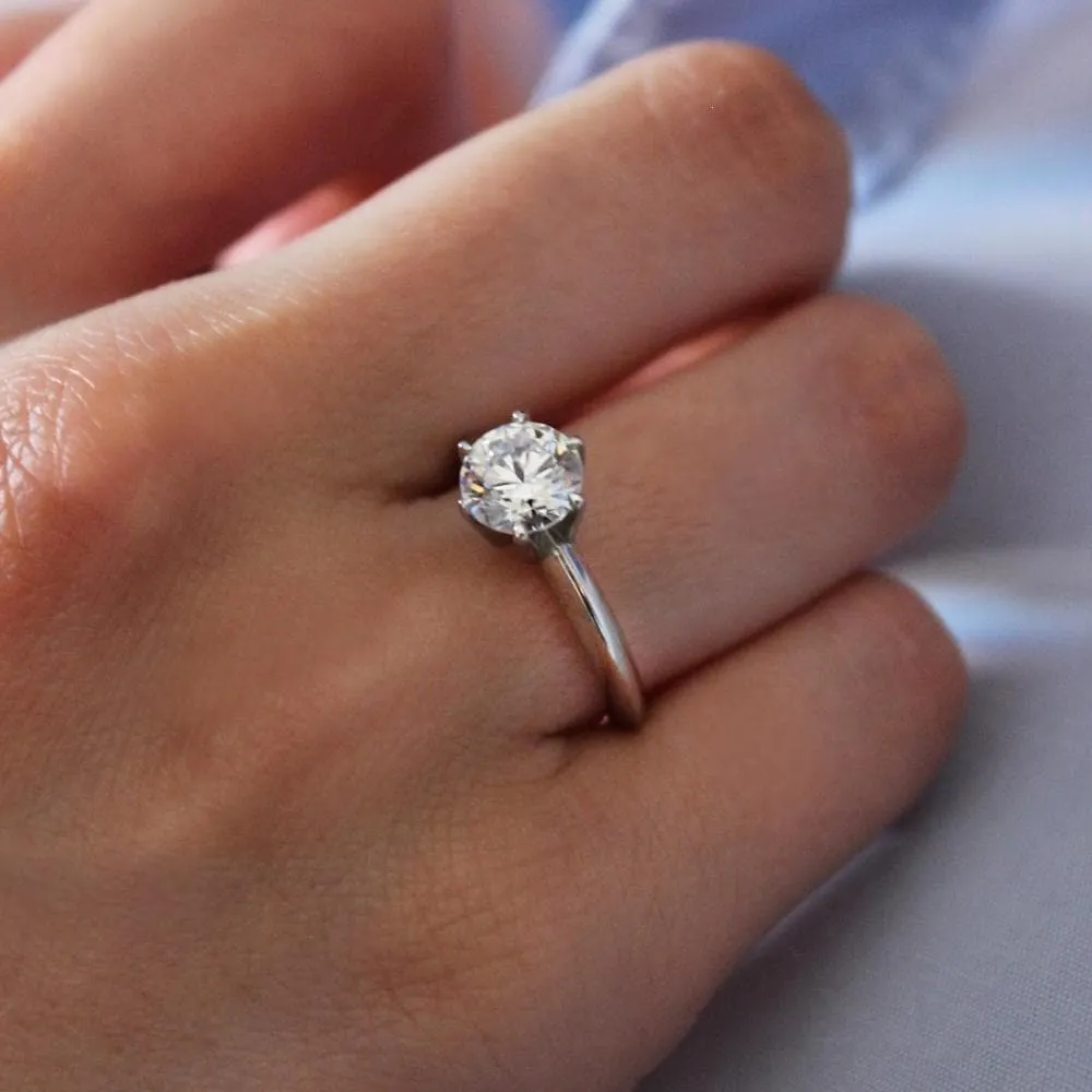 1 ct. Tiffany Style Solitaire Ring