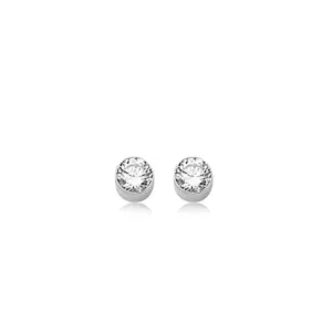 14K Gold & Cubic Zirconia Studs