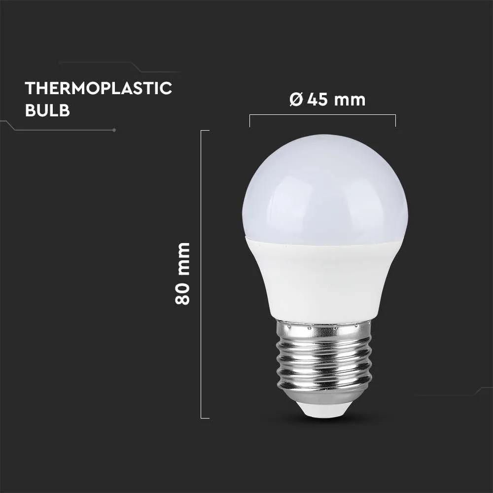 3 x  E27 LED 4.5W Non-Dimmable Lamp/Bulb (40W Equivalent)