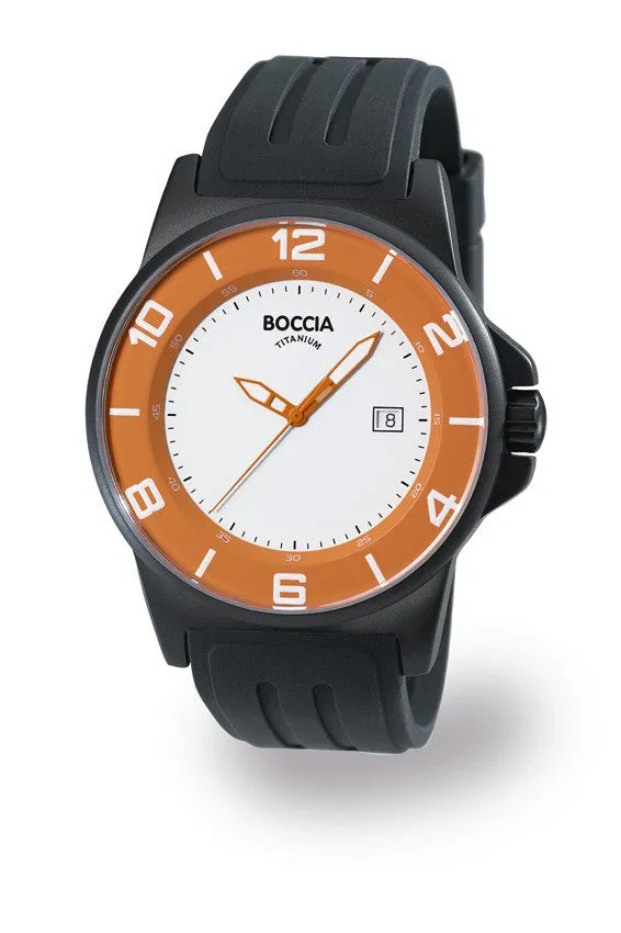 3535-16 Mens Boccia id. Titanium Watch