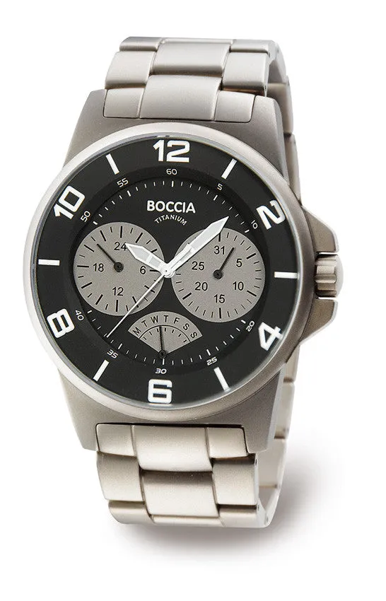 3536-03 Mens Boccia id. Titanium Watch