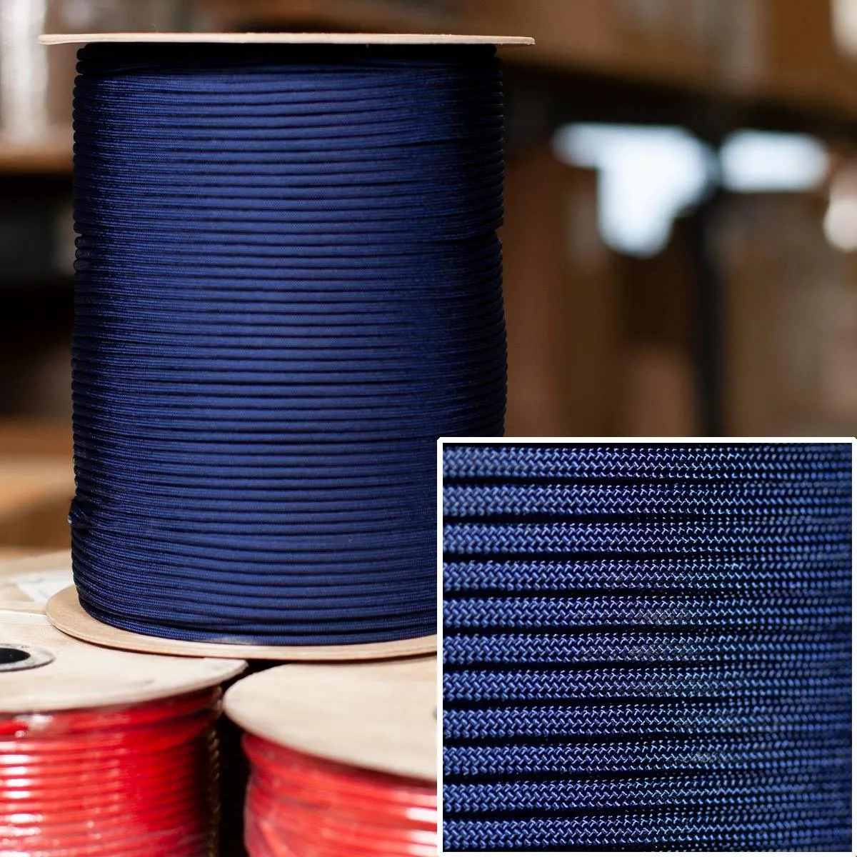 550 Paracord in Midnight Blue -  1000' Spool