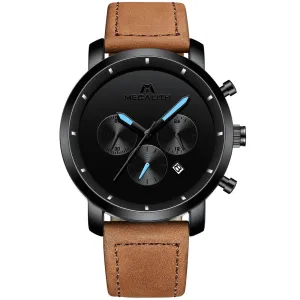 8021M | Quartz Men Watch | Leather Band