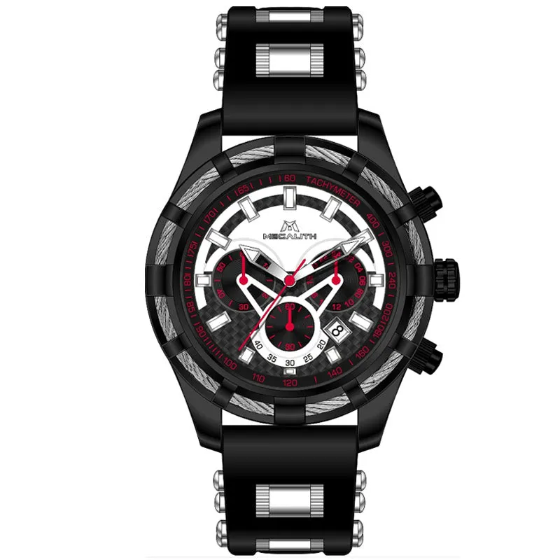 8042M | Quartz Men Watch | Rubber Band