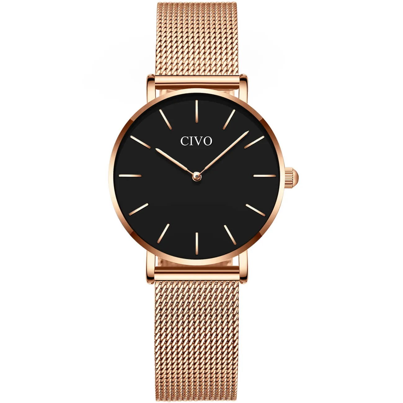 8084C | Quartz Women Watch | Mesh Band