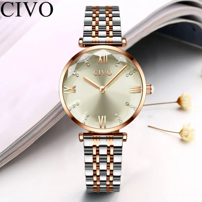 8095C | Quartz Women Watch | Stainless steel Band