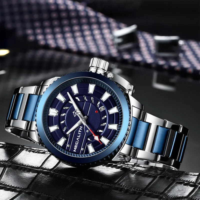 8211M | Quartz Men Watch | Stainless Steel Band