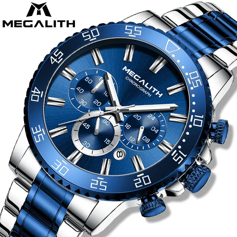 8227M | Quartz Men Watch | Stainless Steel Band