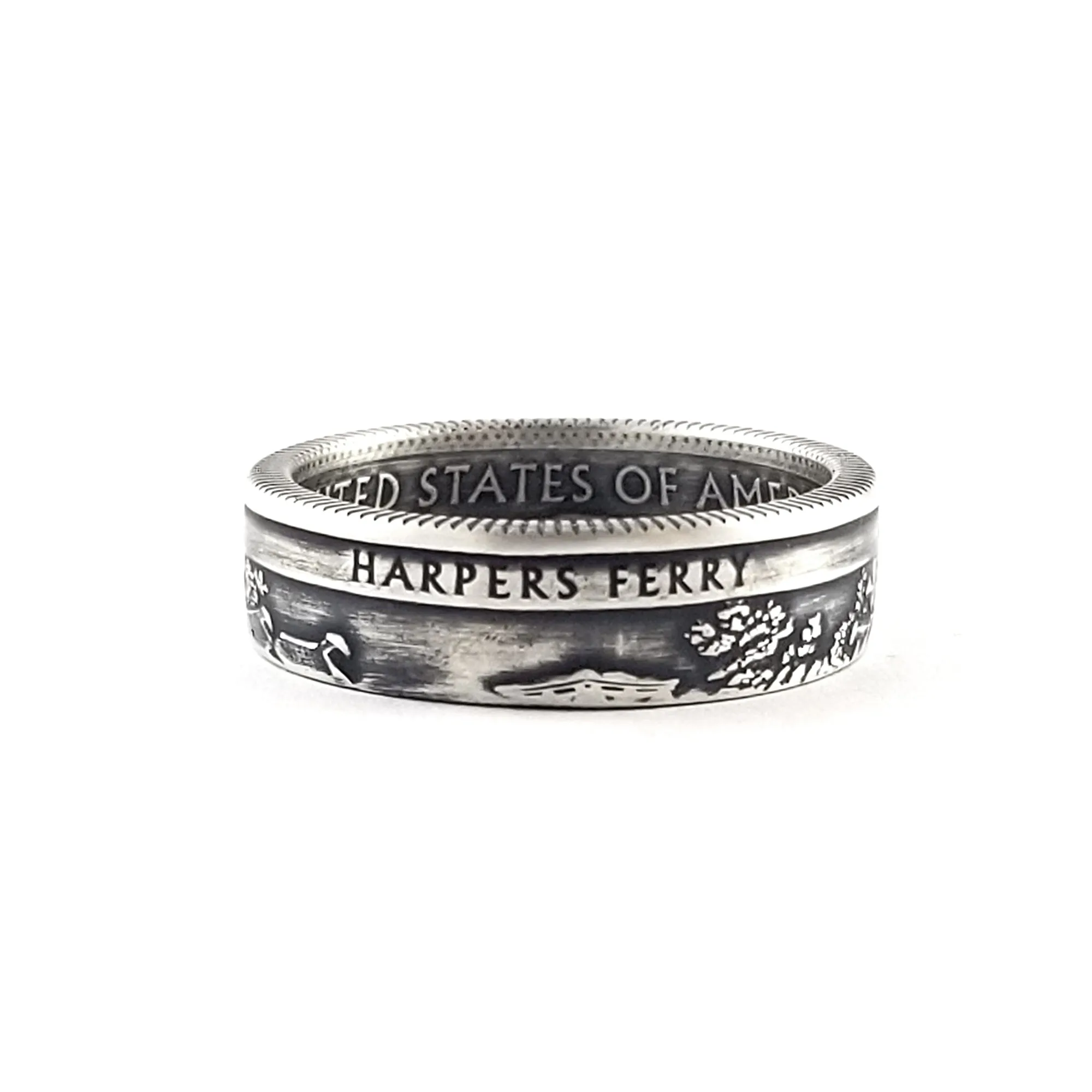 90% Silver Harpers Ferry National Park Quarter Ring