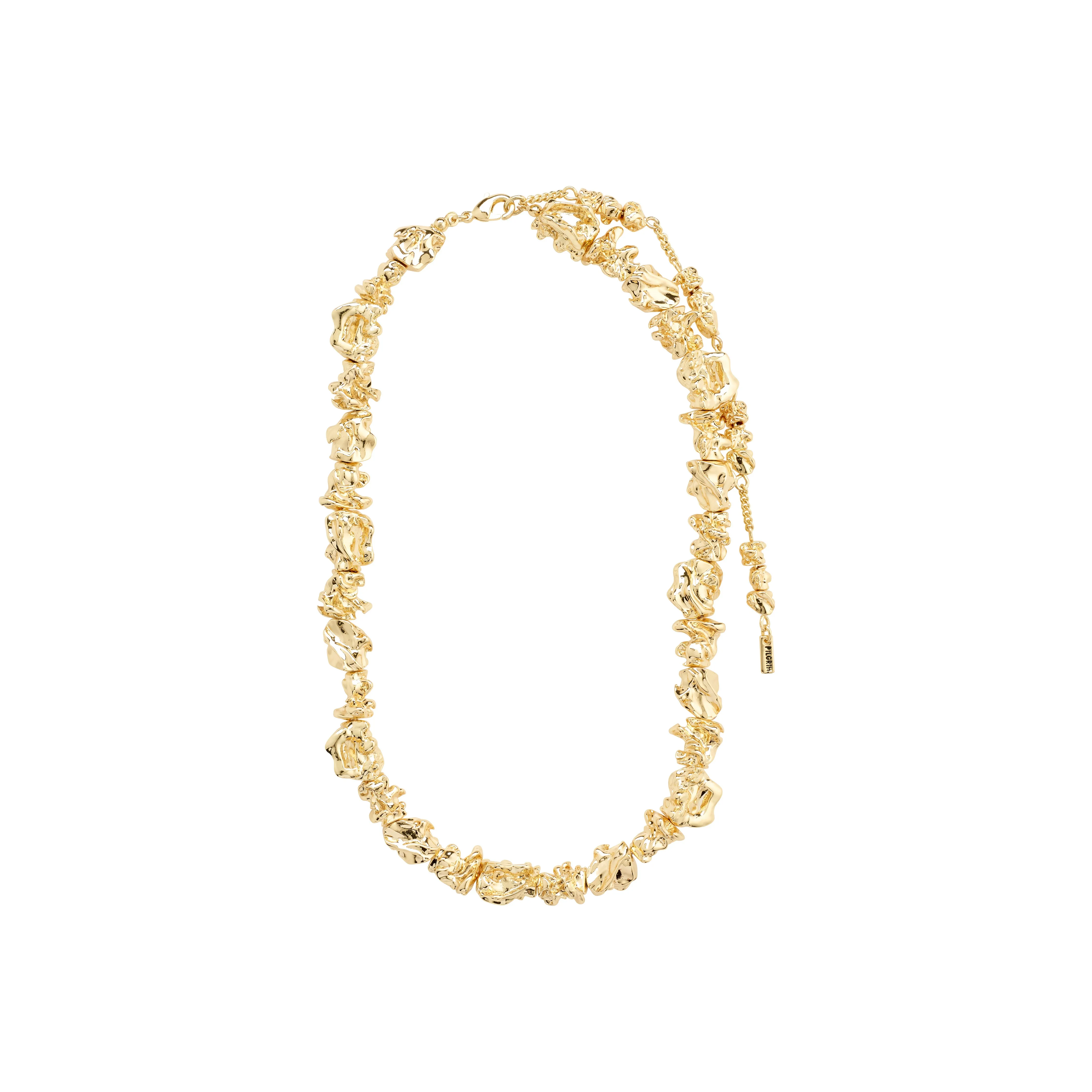 ACT recycled necklace gold-plated