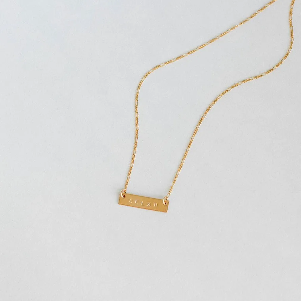 Addie Bar Necklace