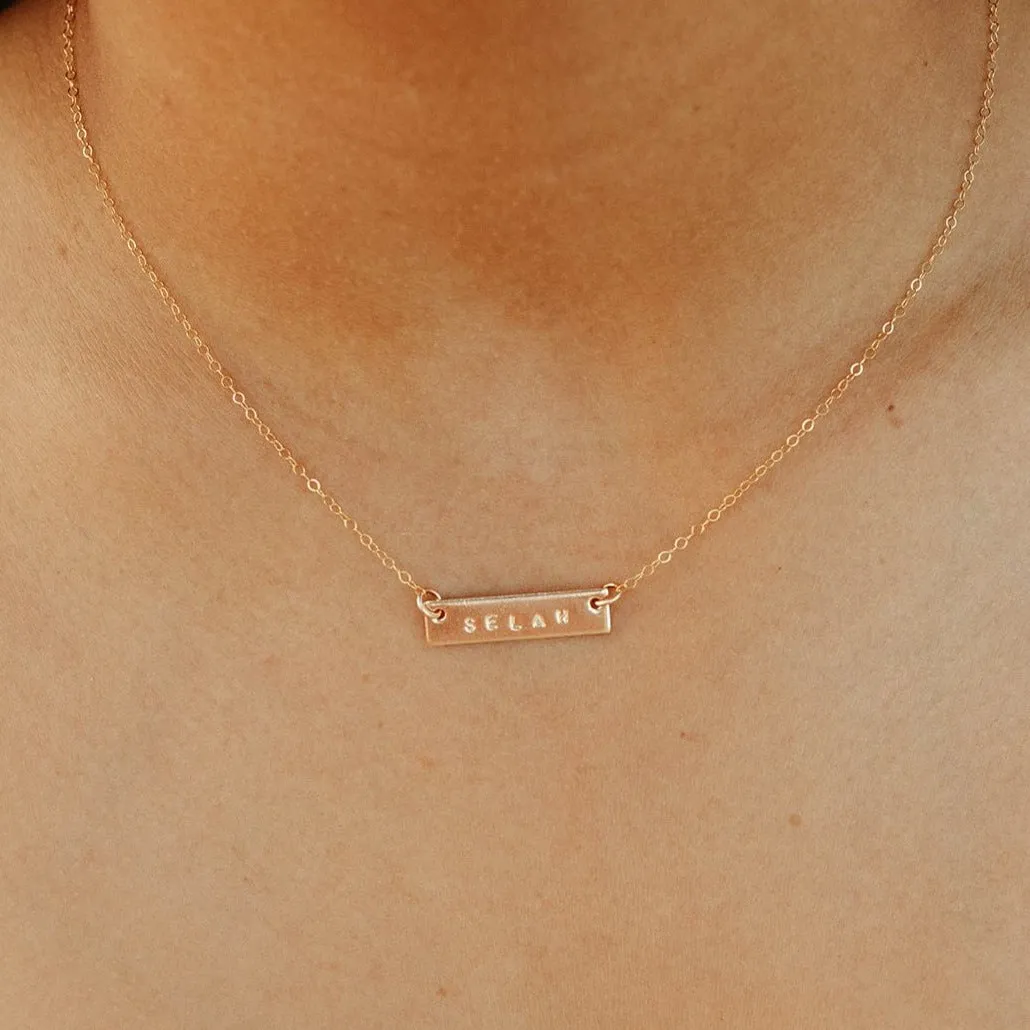 Addie Bar Necklace