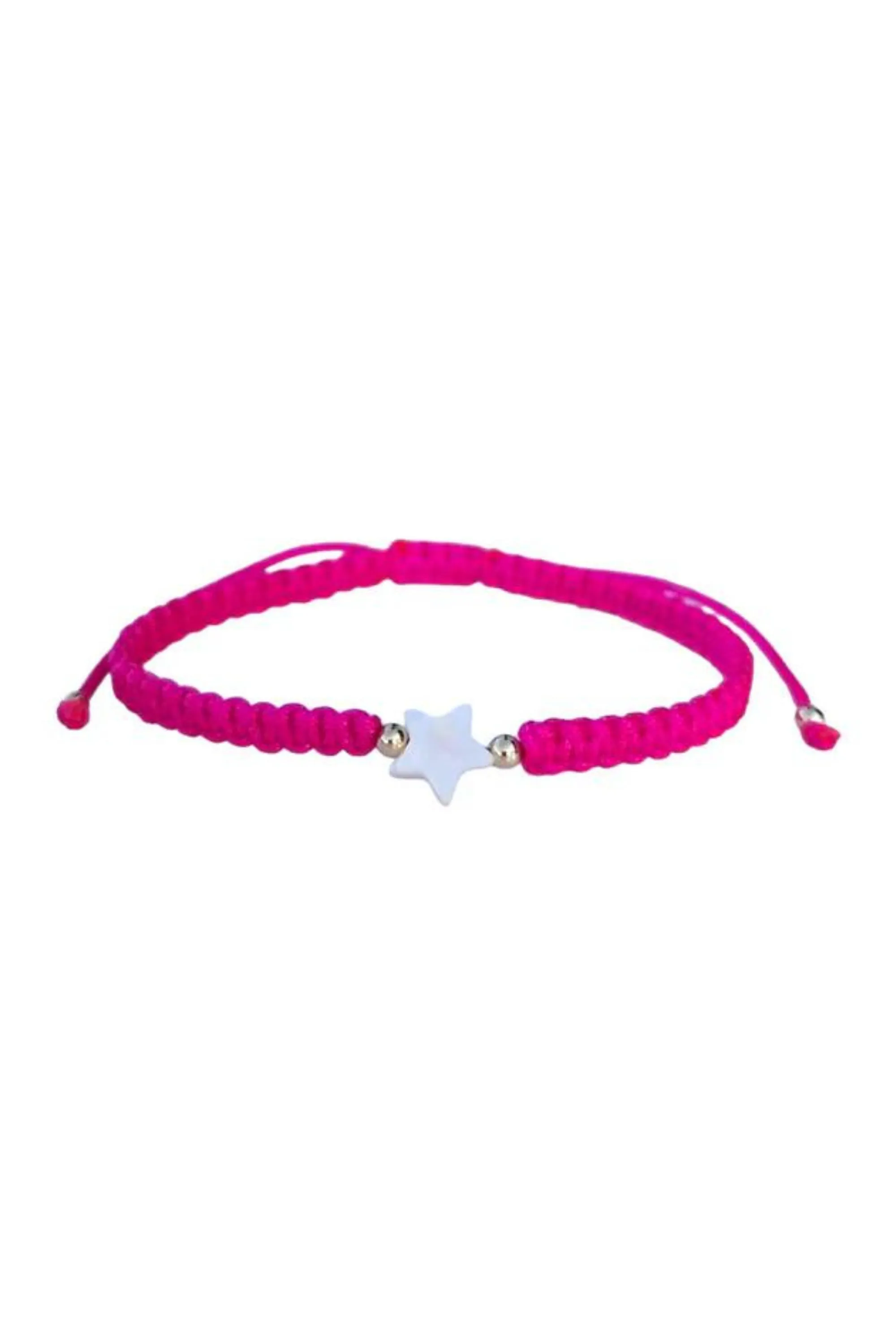 Adults - Star - Mother of Pearl Citron Bracelets - Fuchsia