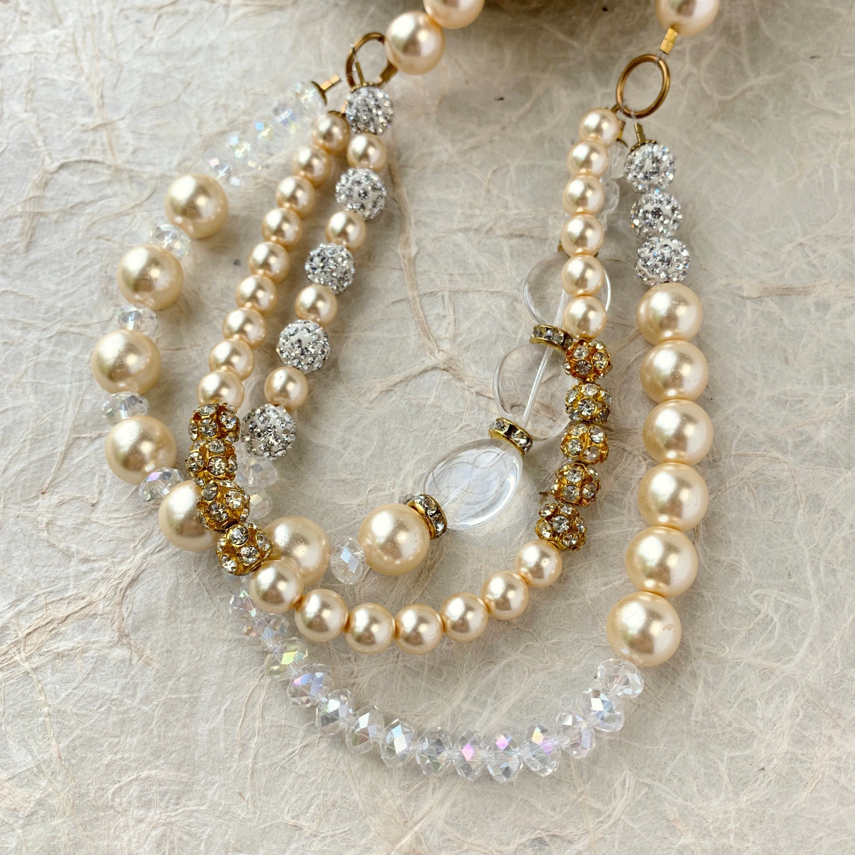 After Tea Multi-Strand Pearl Necklace