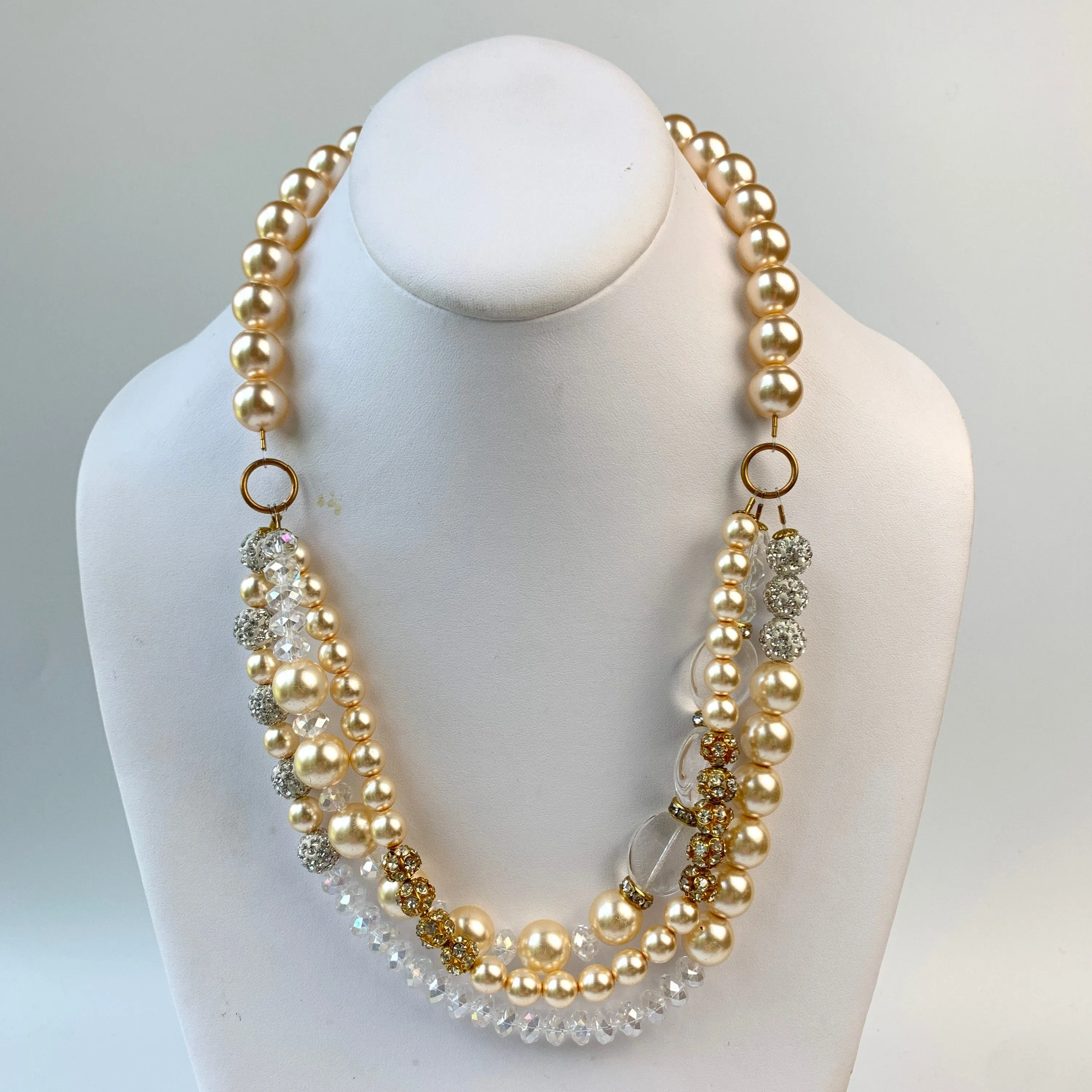 After Tea Multi-Strand Pearl Necklace