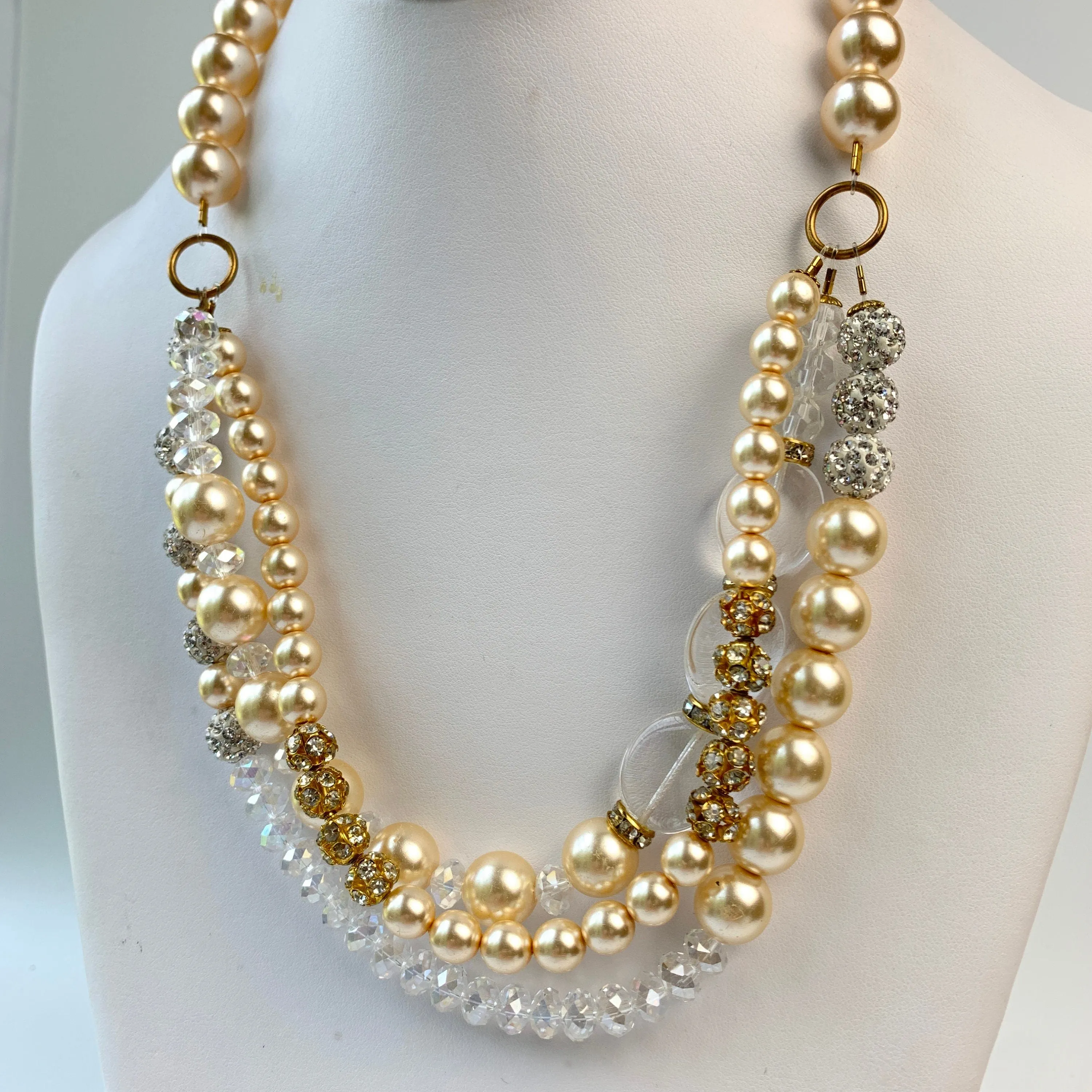 After Tea Multi-Strand Pearl Necklace