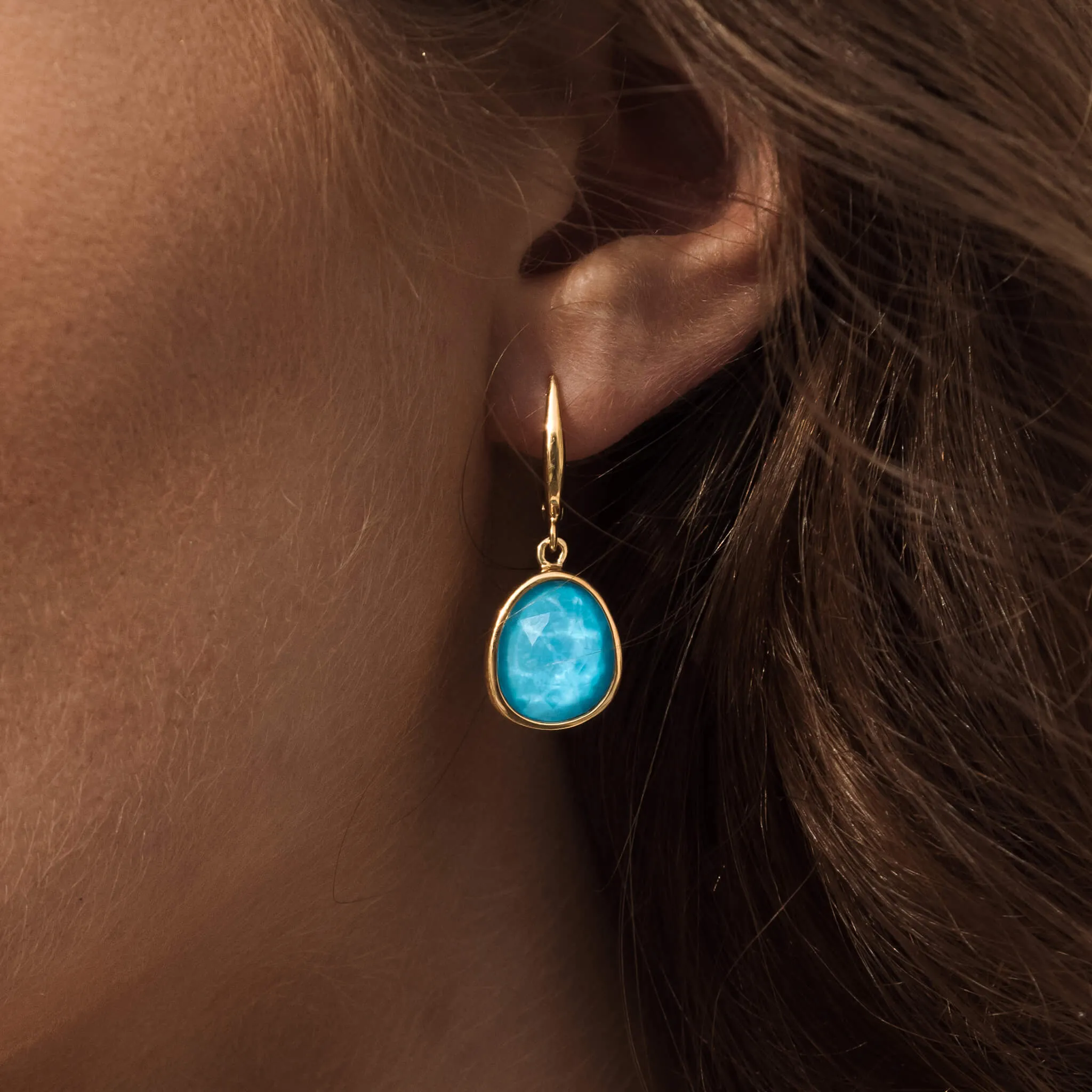 Amalfi Blue Statement Earrings - Serendipity