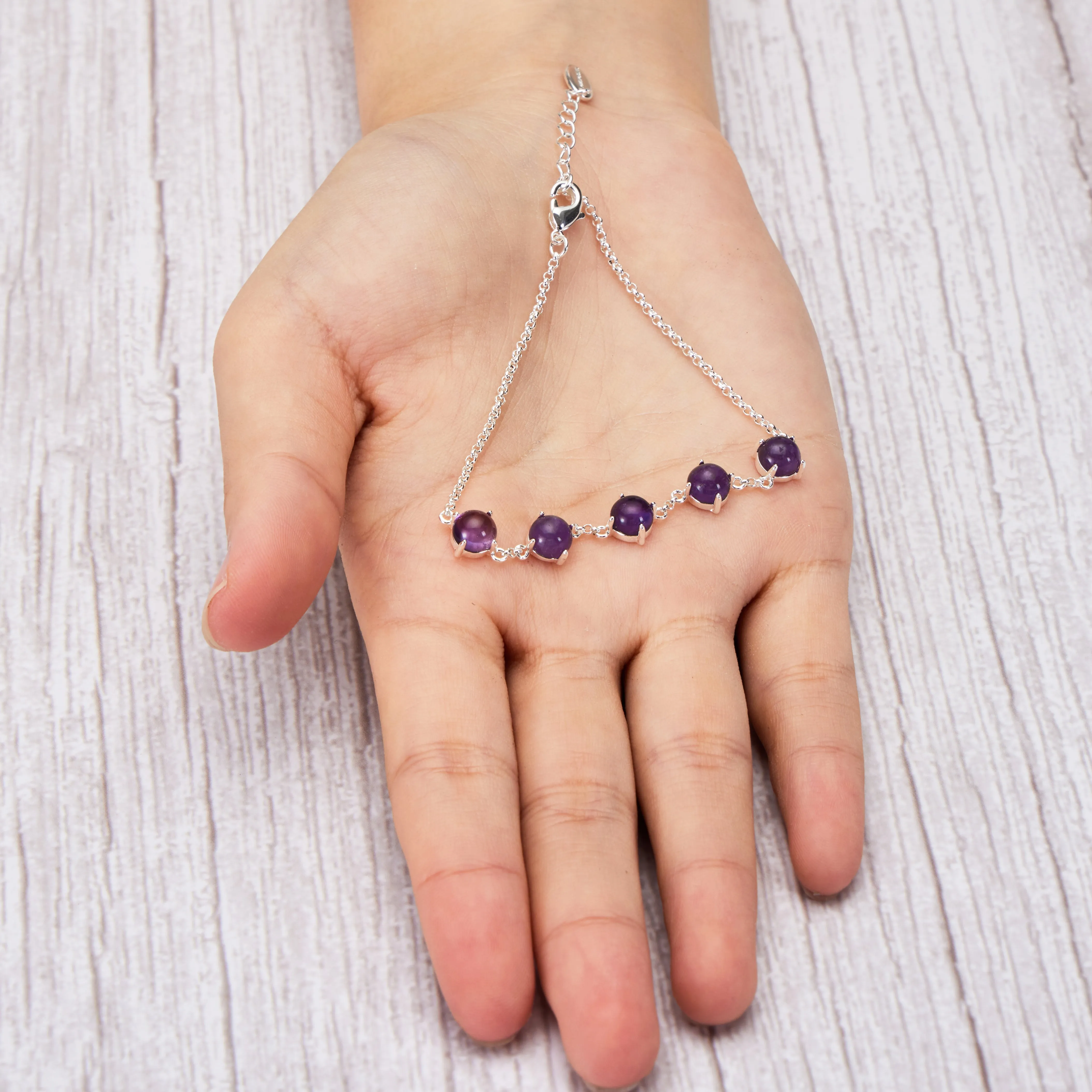 Amethyst Gemstone Bracelet