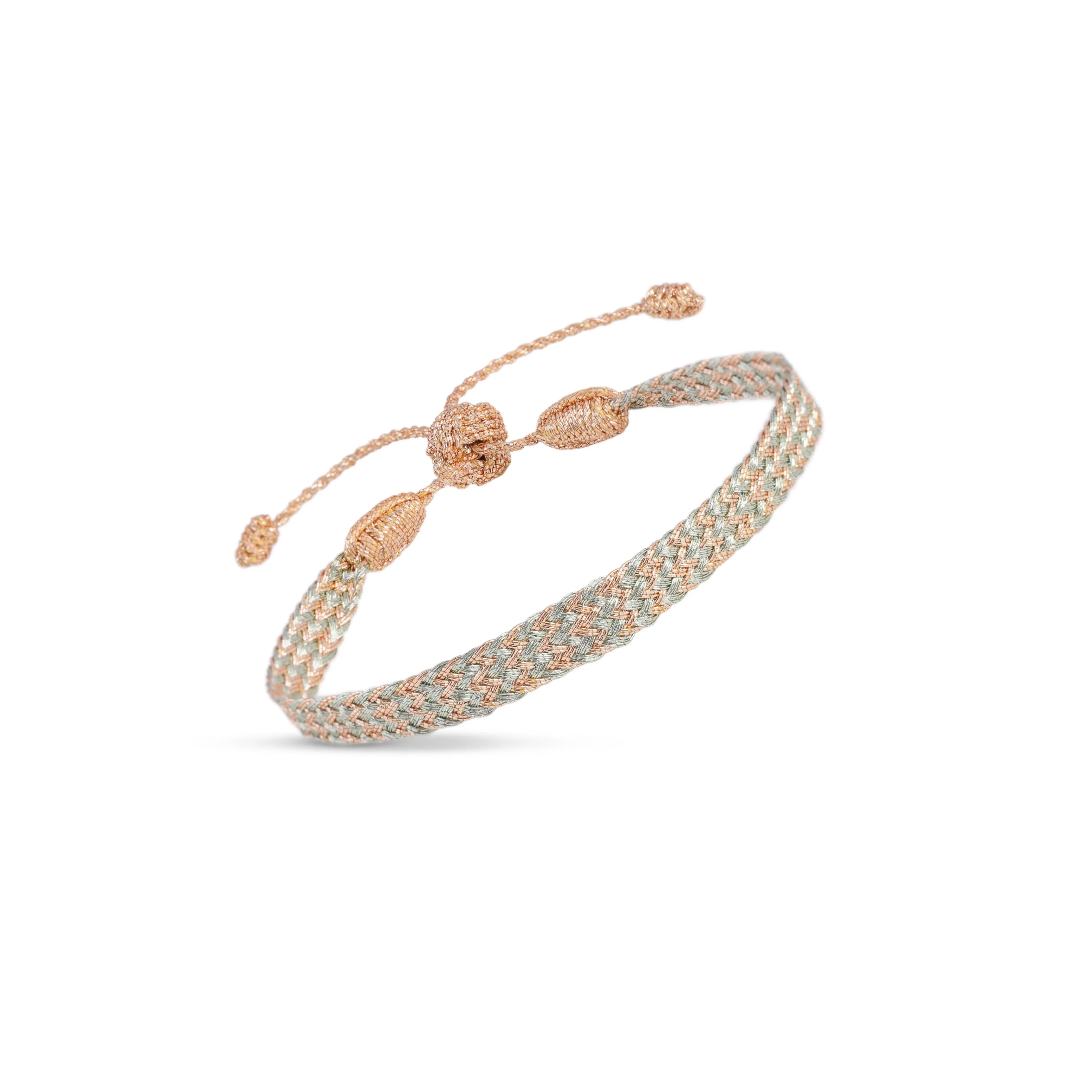 Ania n°2 Bracelet in Peach Sage