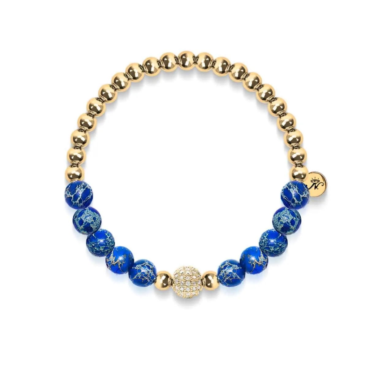 Atlantis | 18k Gold | Crystal Sea Gemstone Bracelet