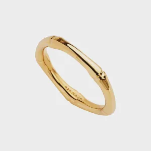 Bamboo Ring Yellow Gold