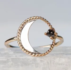 Black Diamond Elara Ring