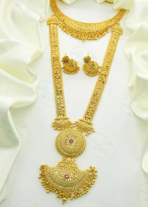 CAPTIVATING GOLD PLATED NECKLACE