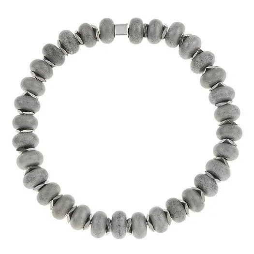 Carrie Elspeth Silver Nuggets Bracelet