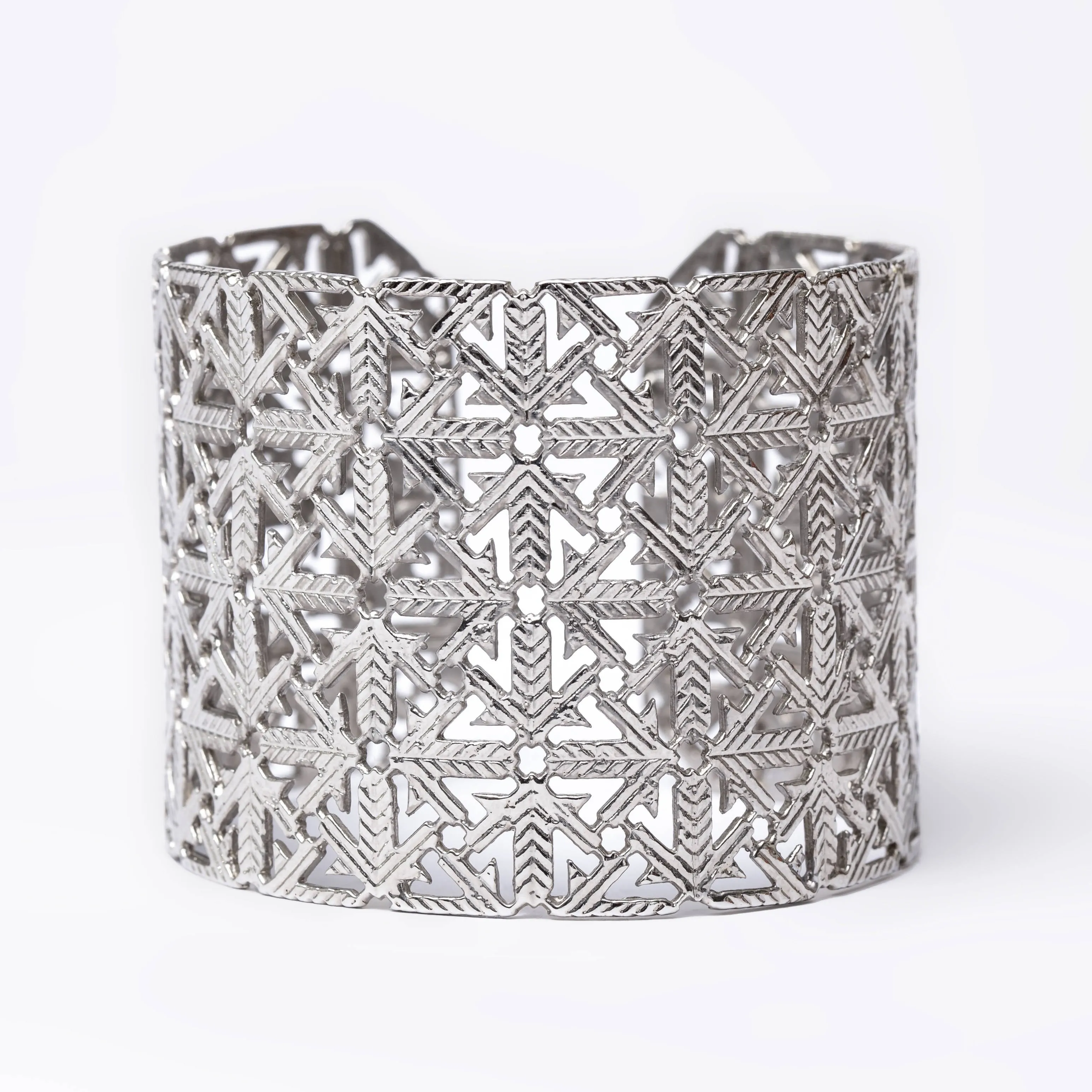 Celia Silver Cuff Bracelet