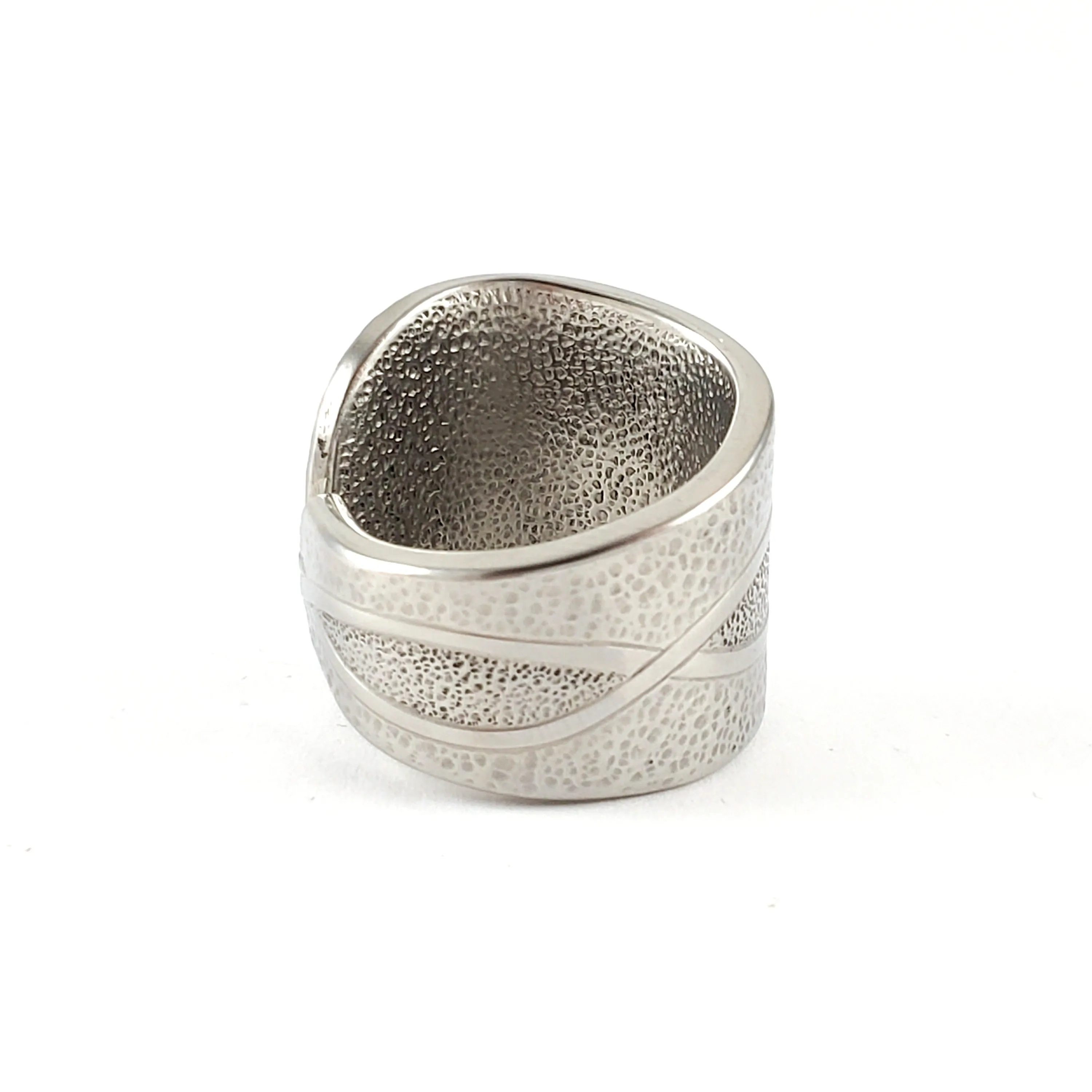 Celtic Spiral Stainless Steel Spoon Ring