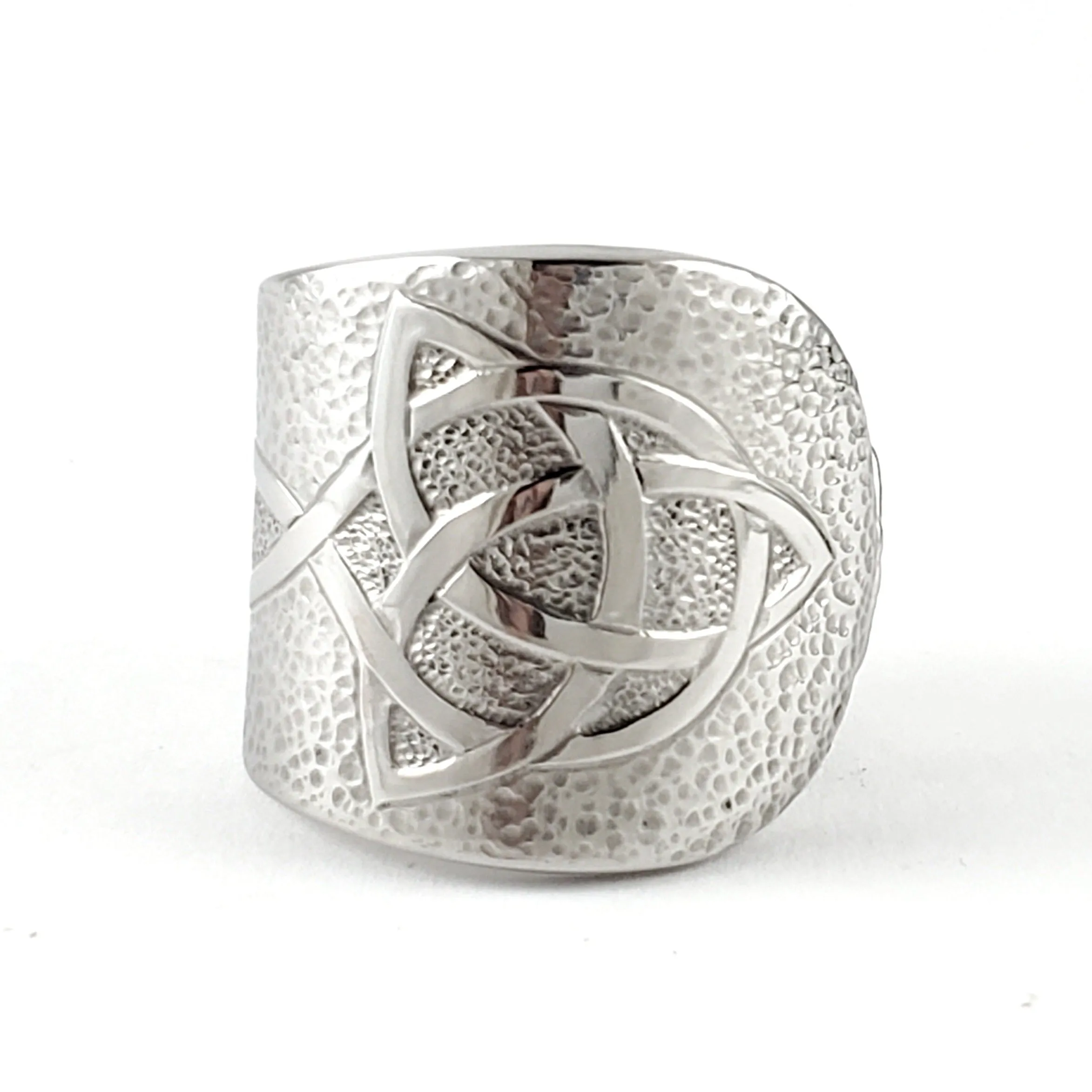 Celtic Spiral Stainless Steel Spoon Ring