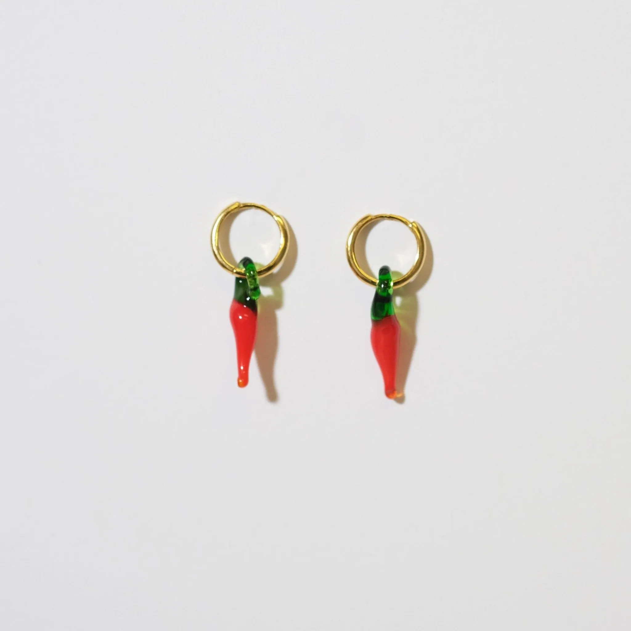 Chili Pepper Hoop Earrings