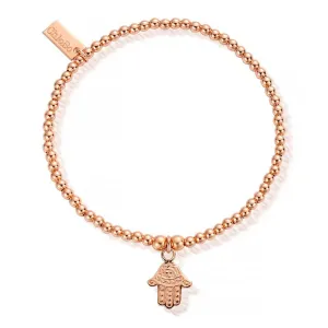 ChloBo Cuties Charm Hamsa Hand Rose Gold Plated Bracelet