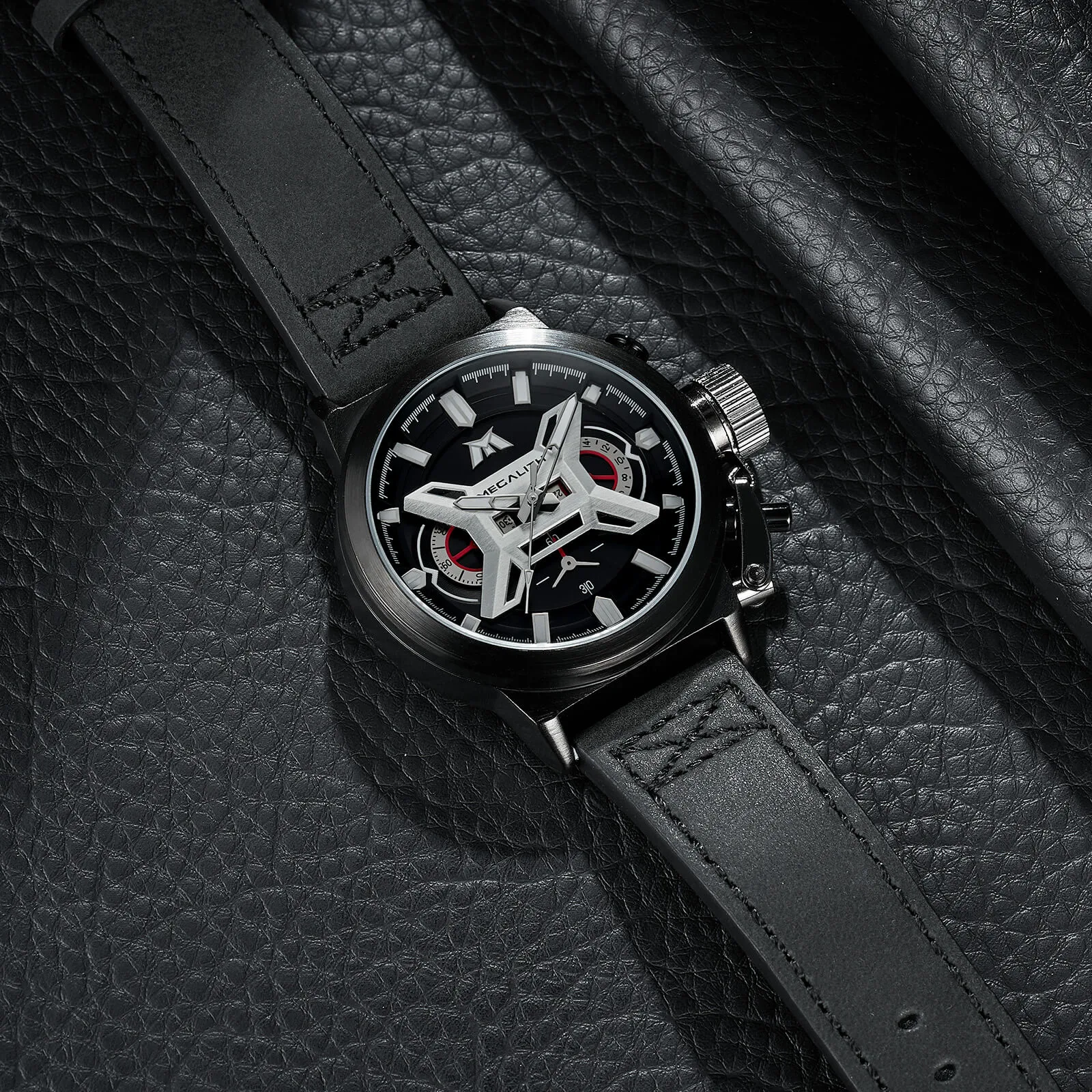 Chronograph Watch | Leather Band | 8263M