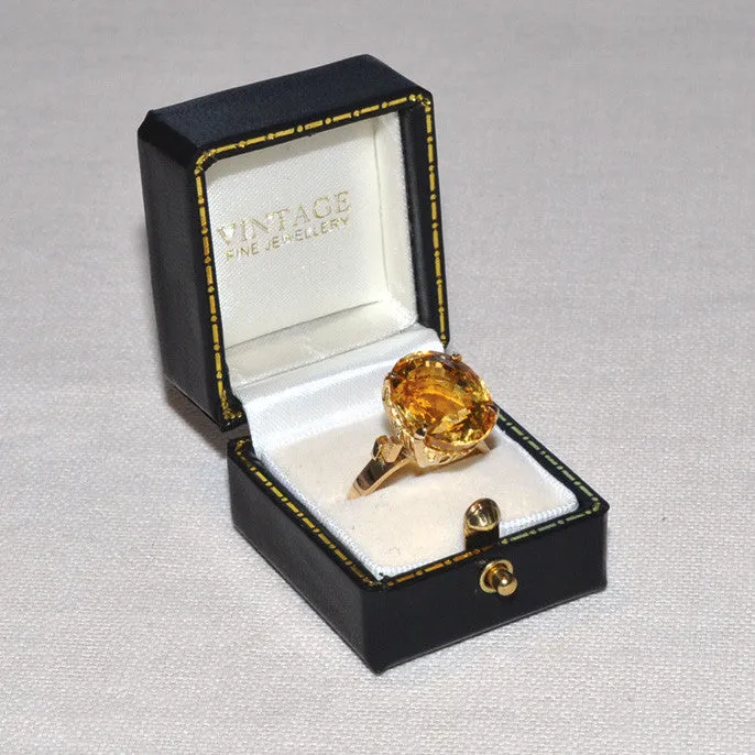 Citrine Cocktail Ring