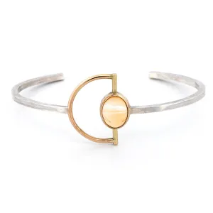 Creating Things by Andrea Rojas Córdoba - Golden Oval Bracelet