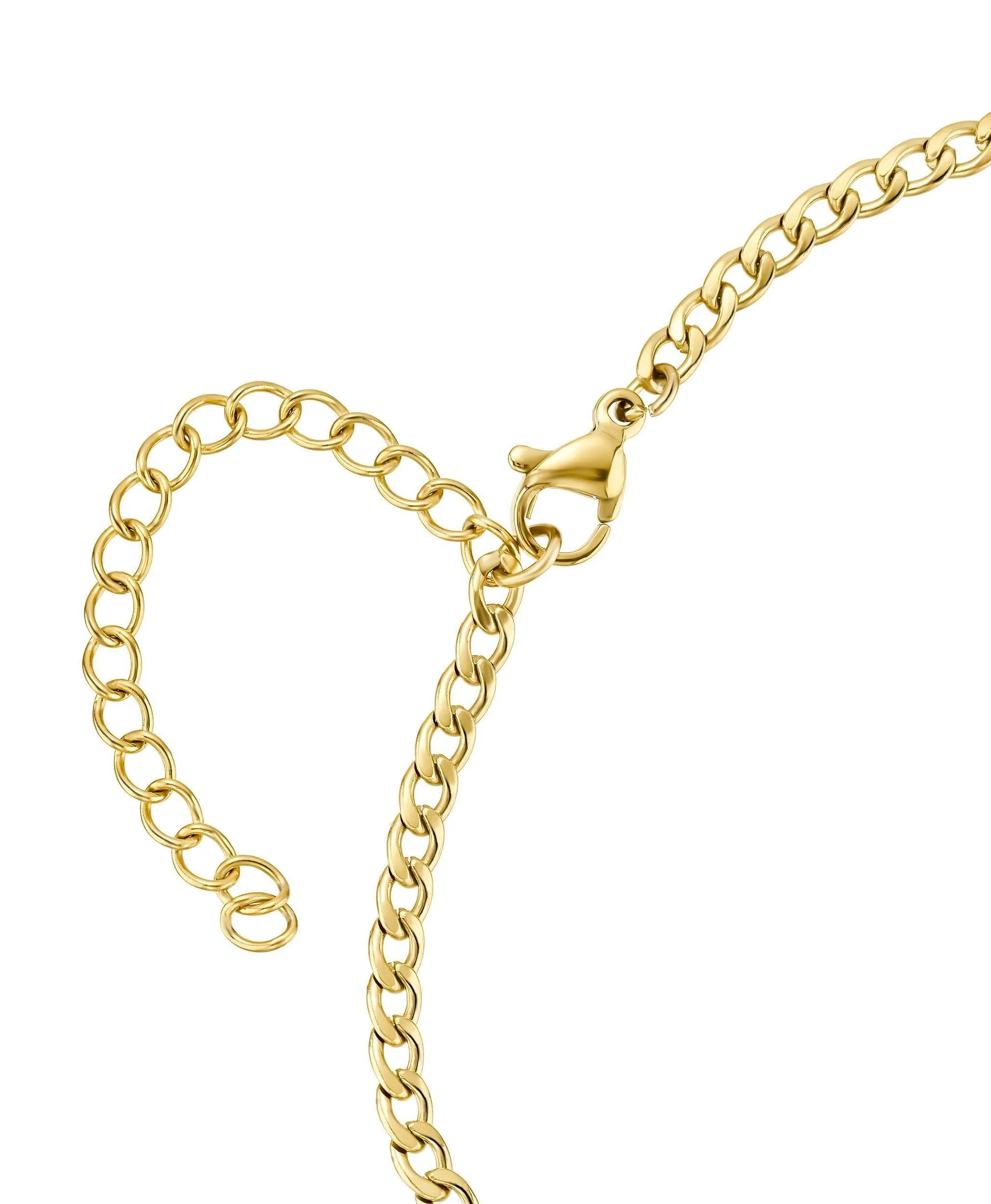 Curb Name Bracelet 18ct Gold Vermeil