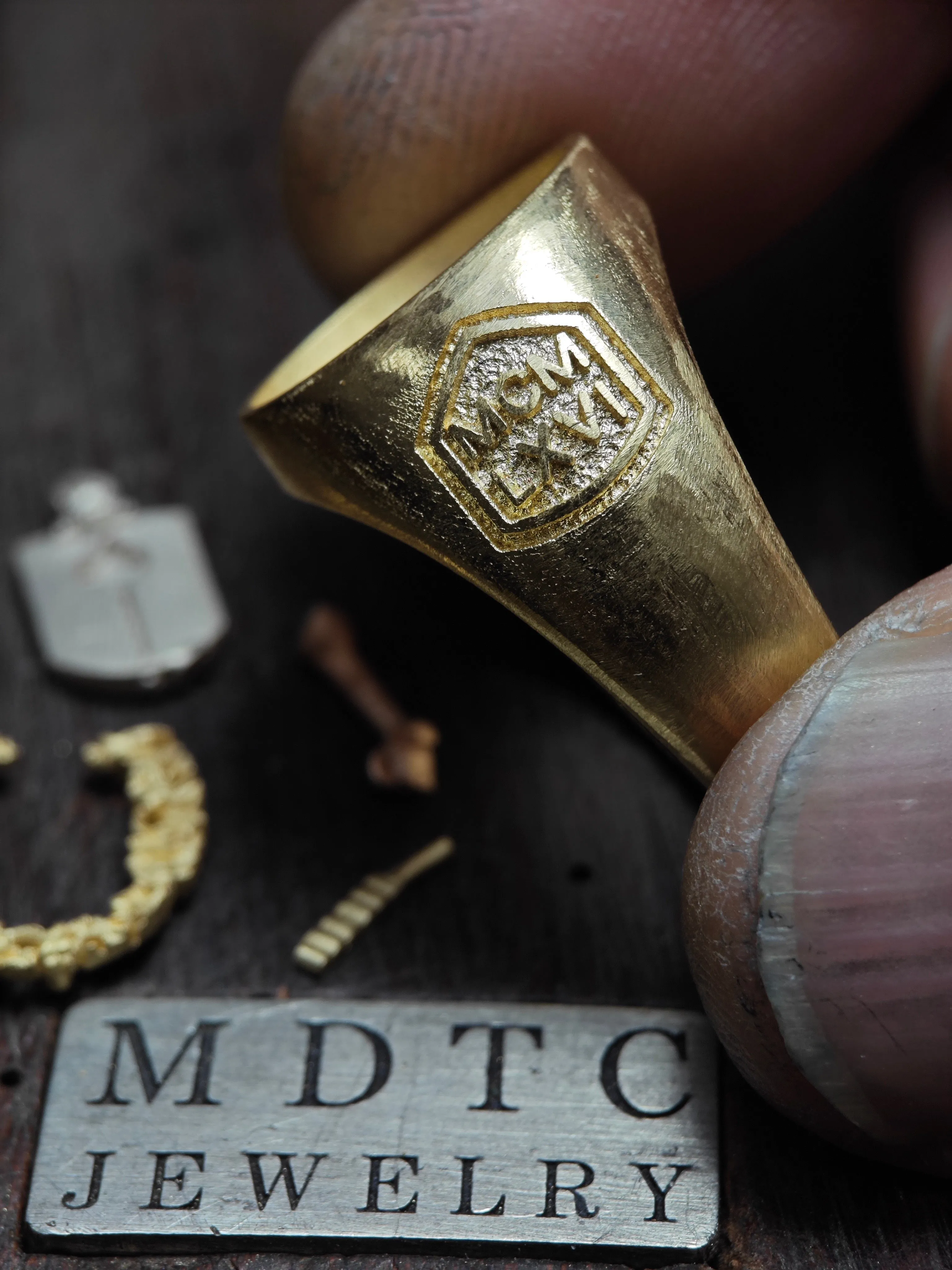 Custom  Family Crest Ring