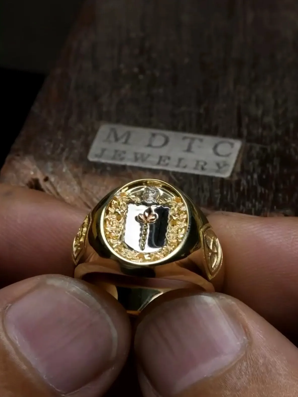 Custom  Family Crest Ring