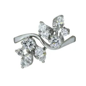 Diamond Cluster Ring