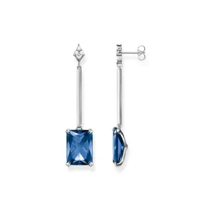 Earrings blue stone