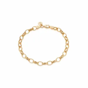 Estée Lalonde Chunky Chain Bracelet 18ct Gold Plate