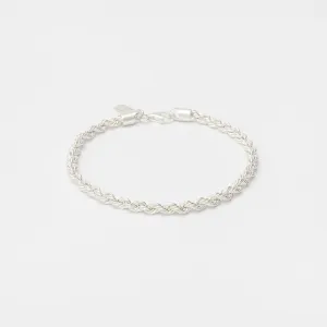 Eternal Link Bracelet in Silver for Him