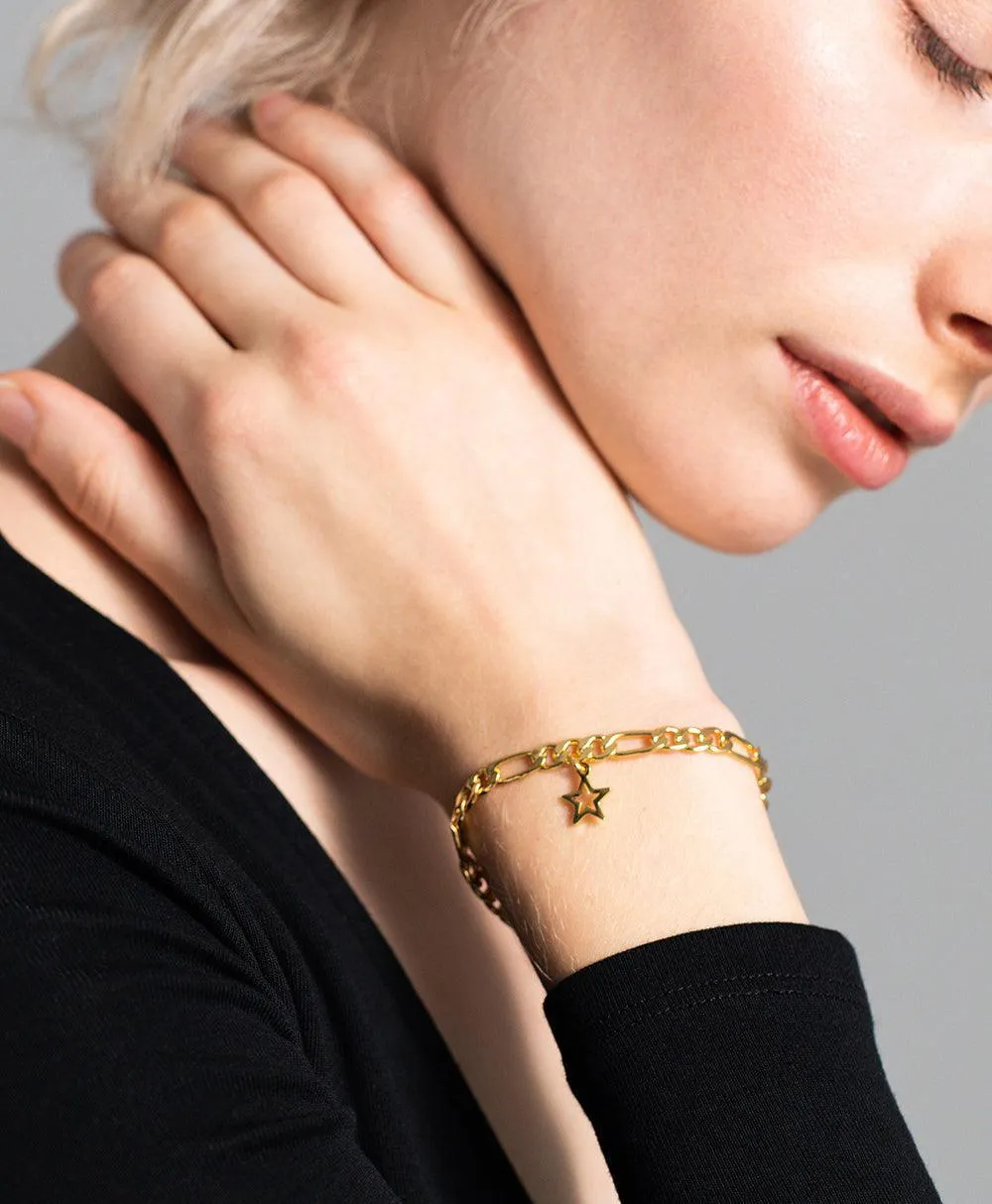 Eva Bracelet 18ct Gold Plated