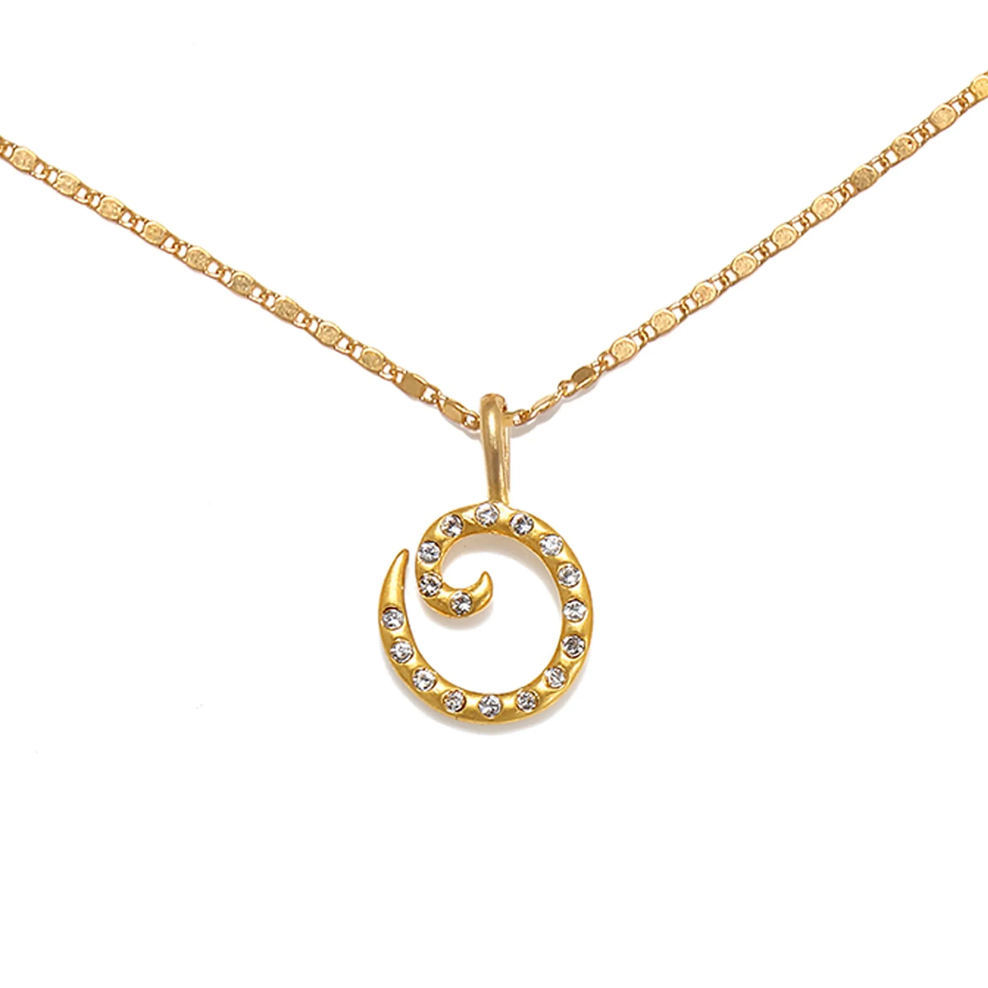 Everly Initial Necklace- Gold