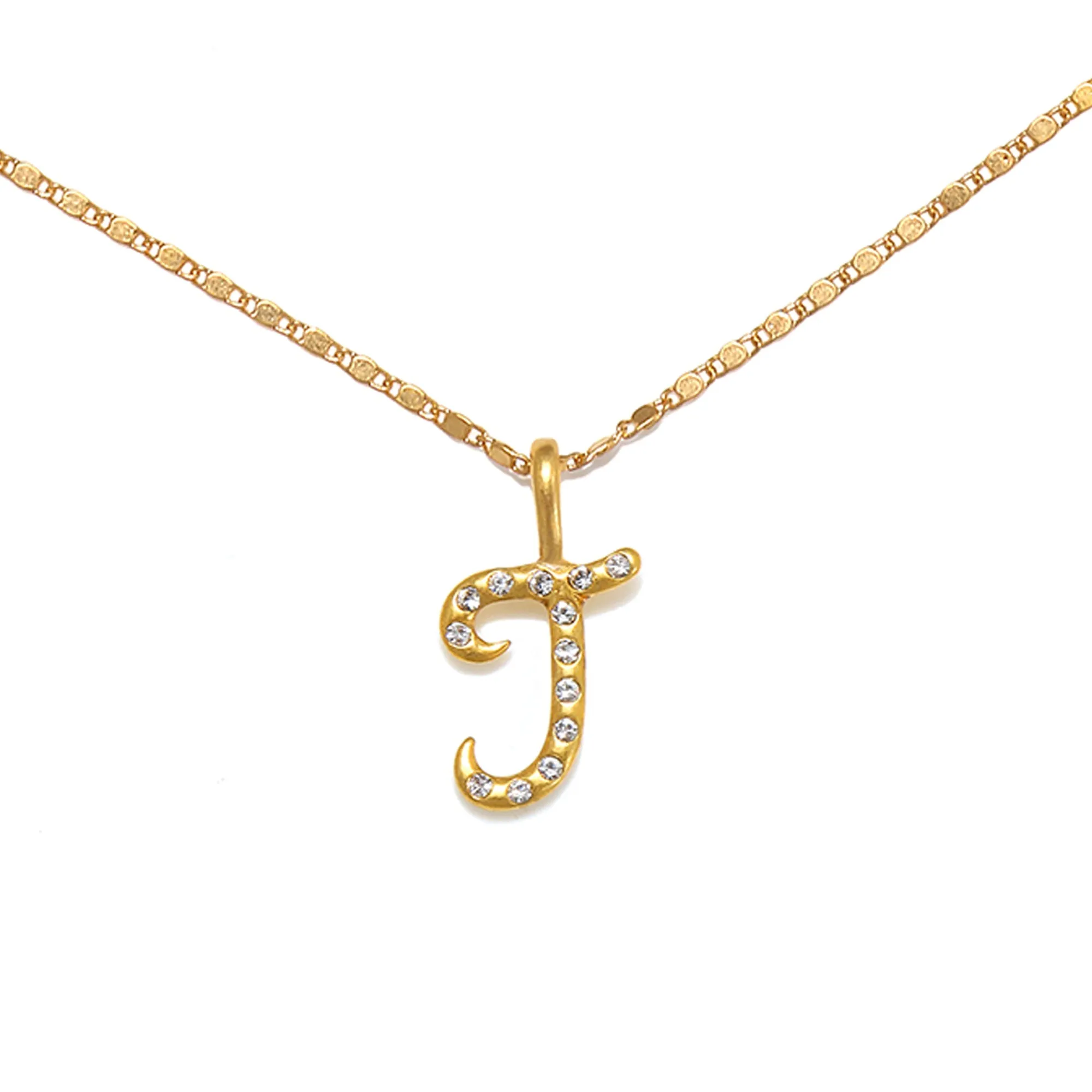 Everly Initial Necklace- Gold