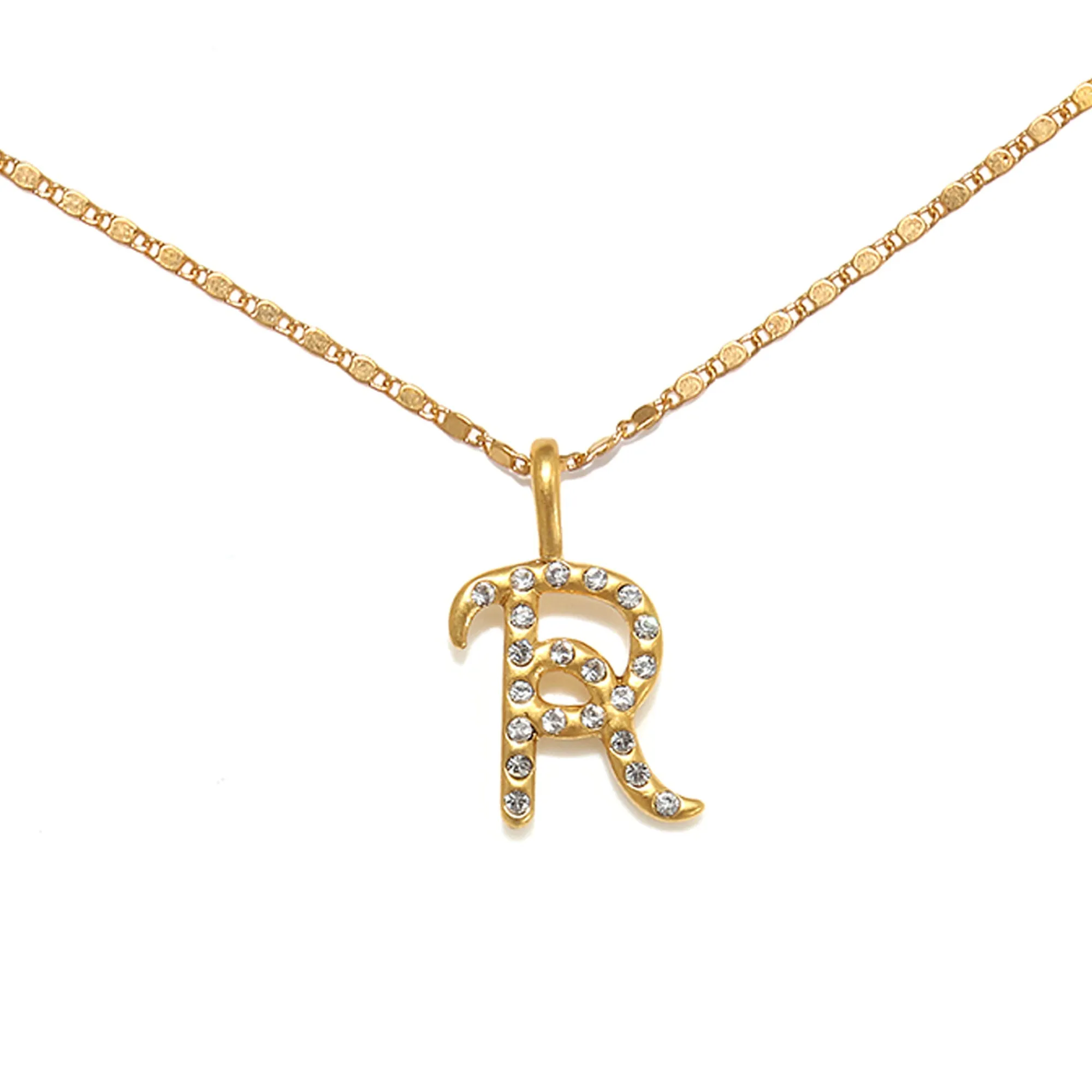 Everly Initial Necklace- Gold