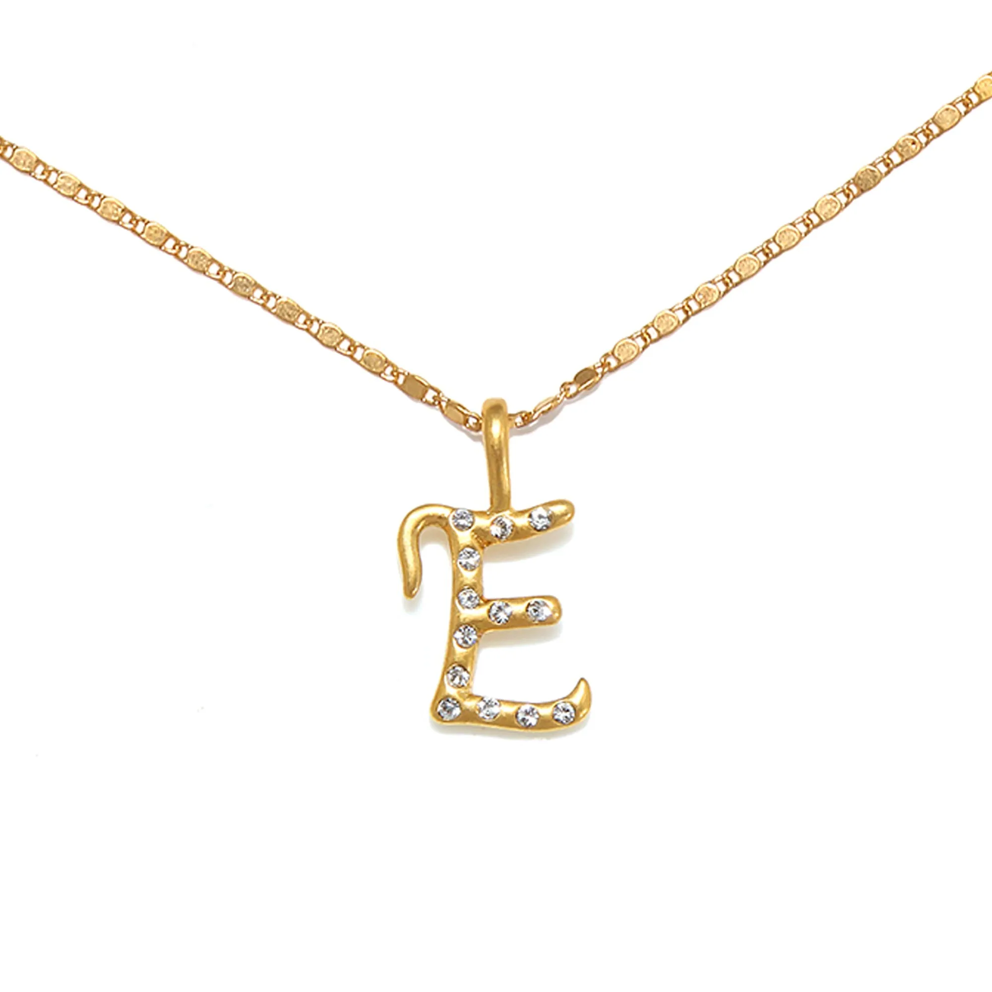 Everly Initial Necklace- Gold