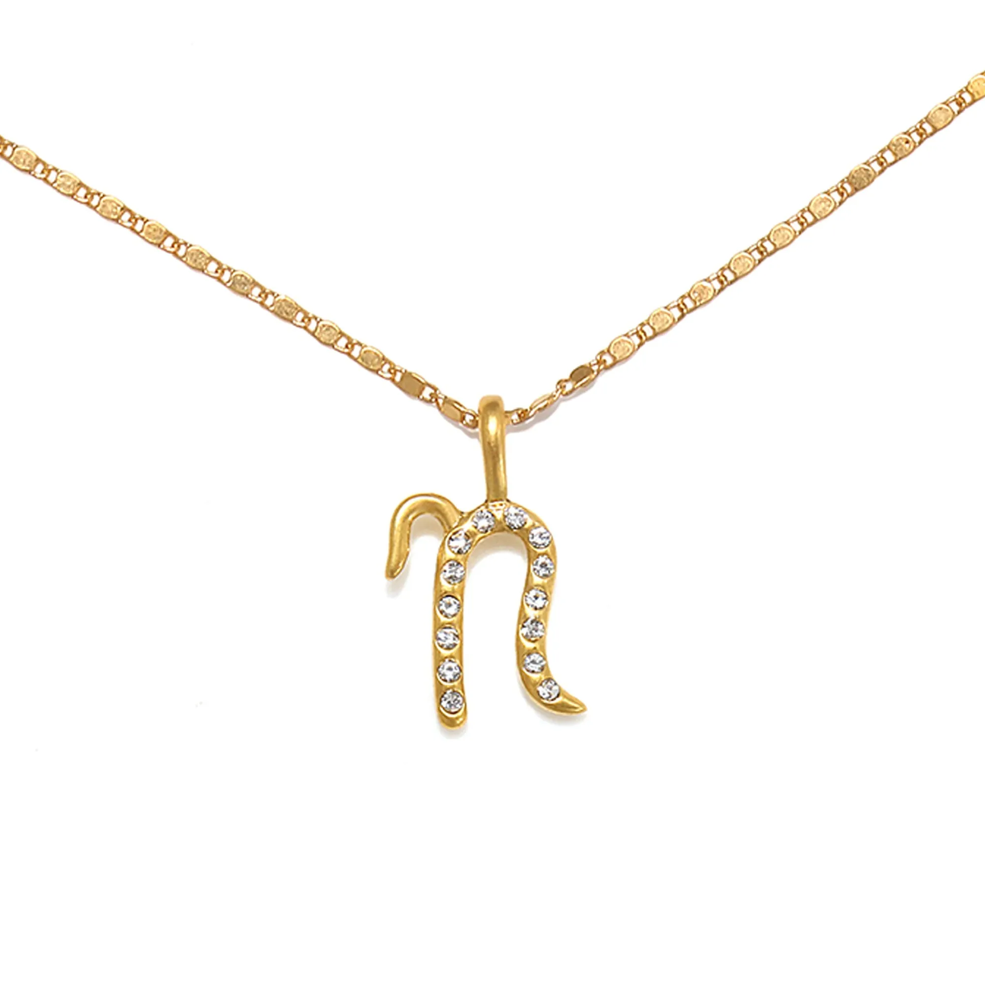 Everly Initial Necklace- Gold