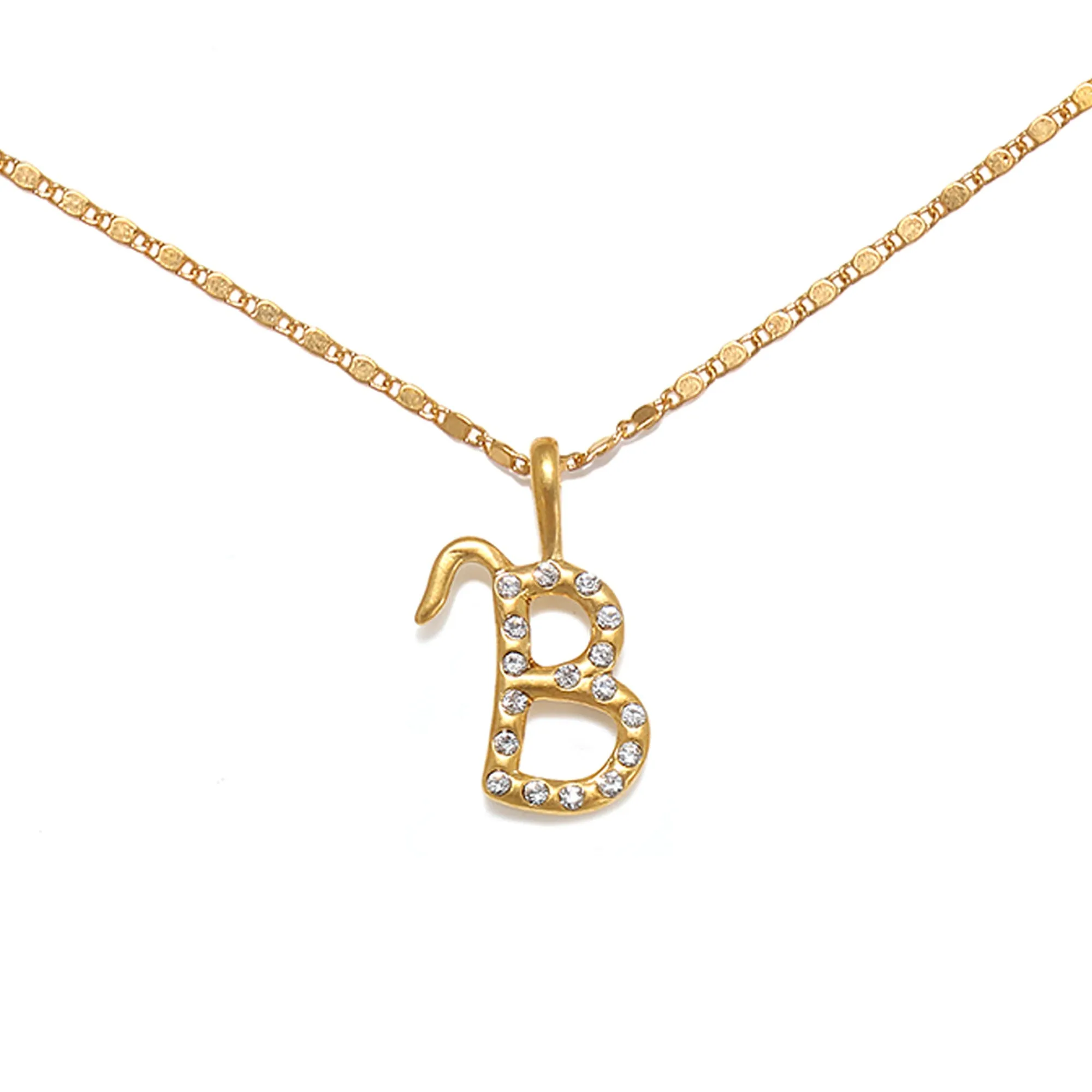 Everly Initial Necklace- Gold